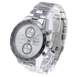 TAG HEUER Carrera CV2011 Chronograph Silver Dial Automatic Men's Watch_845370